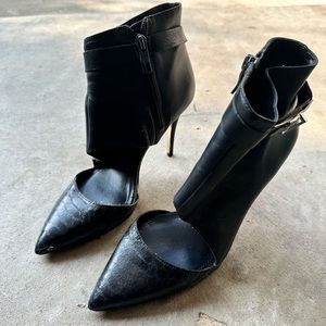 BCBG Snakeskin Genuine Leather Heels